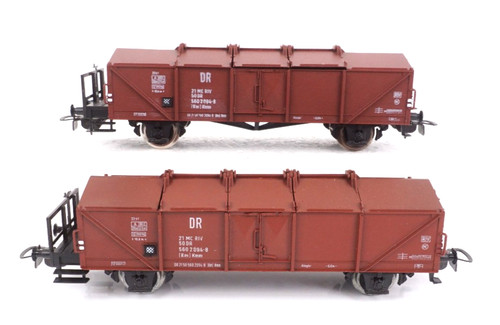 Piko klappdeckelwagen der - 2x,