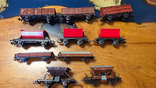 Güterwagen konvolut db - h0,