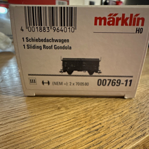 Märklin schiebedachwagen - märklin,